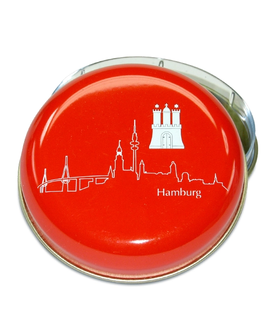 Bonbondose Hamburg Rot