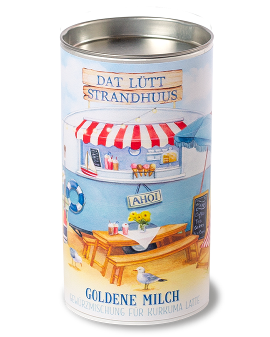 Goldene Milch Lütt Strandhuus