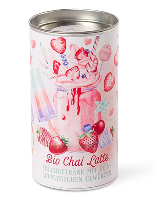 Bio Chai Latte Erdbeerspaß