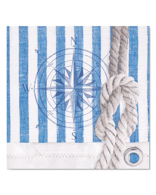 Serviette Compass and Rope